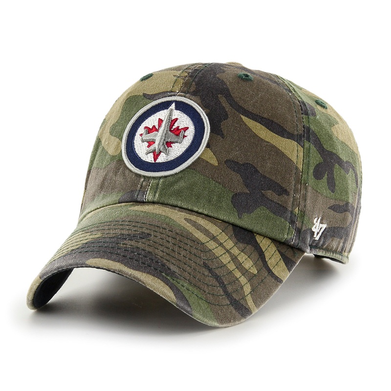 ’47 Brand Winnipeg Jets Camo Clean Up Hat