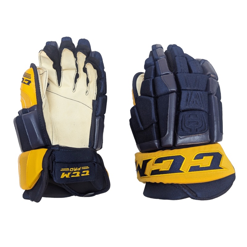 CCM HGCL – NHL Pro Stock Glove – Nashville Predators (Navy/Yellow)