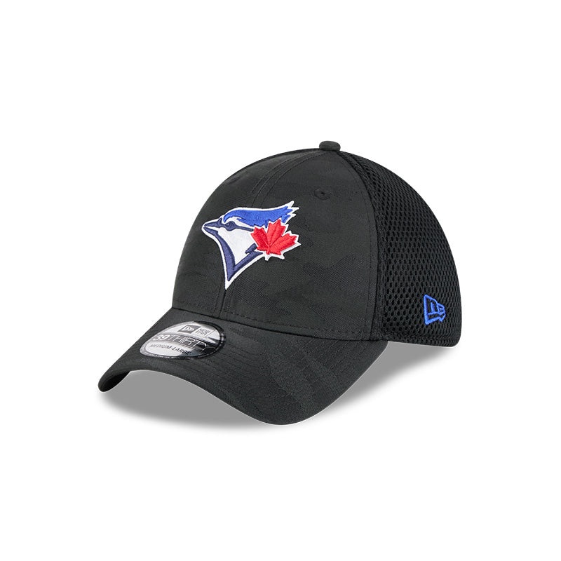 Toronto Blue Jays Black Camo Tone 39THIRTY Flex