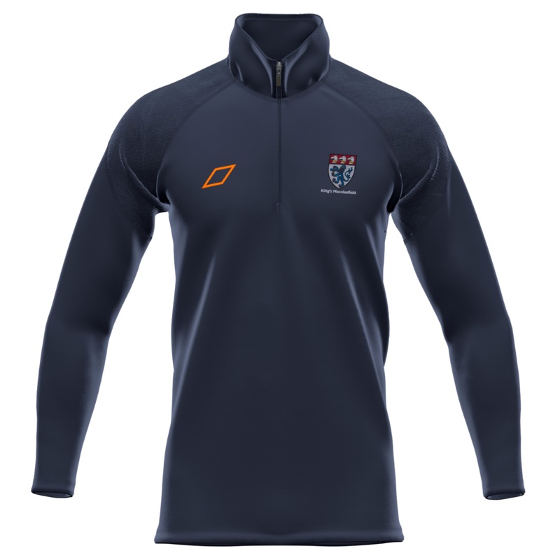 Kings School Macclesfield Hockey Senior’s Dark Navy GTS 1/4 Zip Fleece