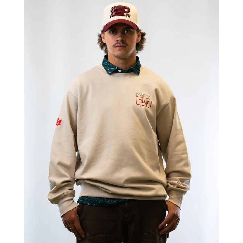 plyr Athletics Proudly Canadian Crewneck
