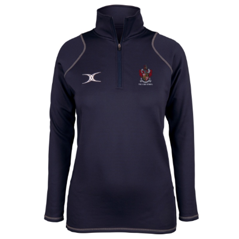 The Judd School Adult’s Dark Navy Quest Ladies 1/4 Zip Fleece