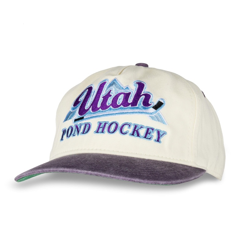 Celly Hockey Utah Pond Hockey Snapback Hat – Cream