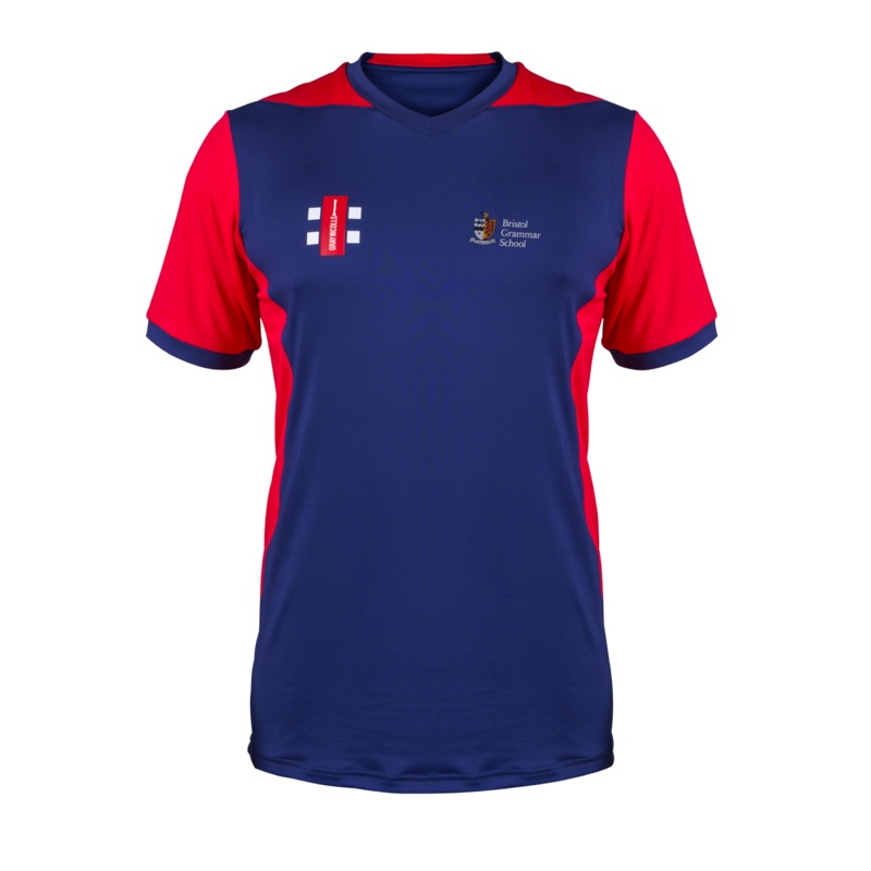Bristol Grammar School  Senior’s Navy / Red T20 S/S Shirt