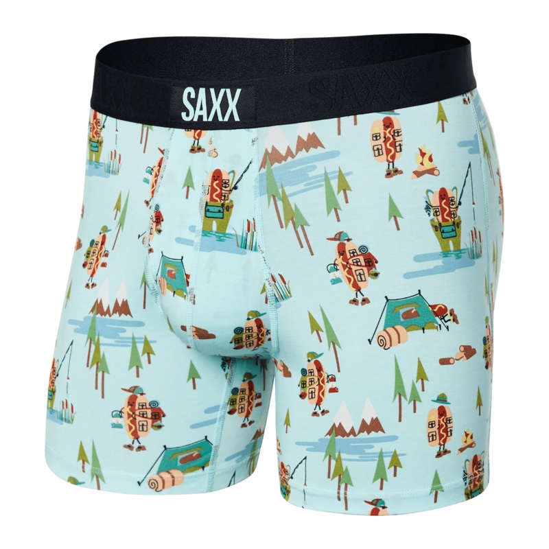 Saxx Ultra Boxers – Hot Dog Park Ranger – Blue