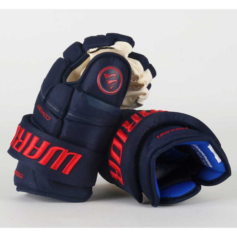 15 Warrior Covert QRE Pro Gloves – Jacob Trouba New York Rangers
