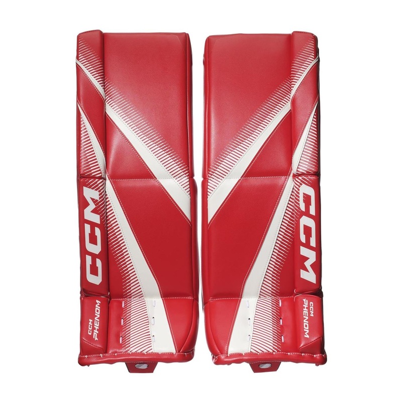 CCM Goalie Leg Pads PHENOM Jr Detroit