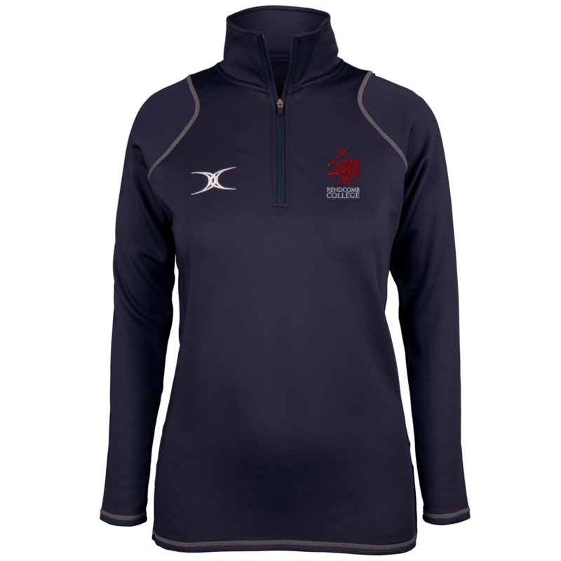 Rendcomb College Women’s Dark Navy Quest Ladies 1/4 Zip Fleece