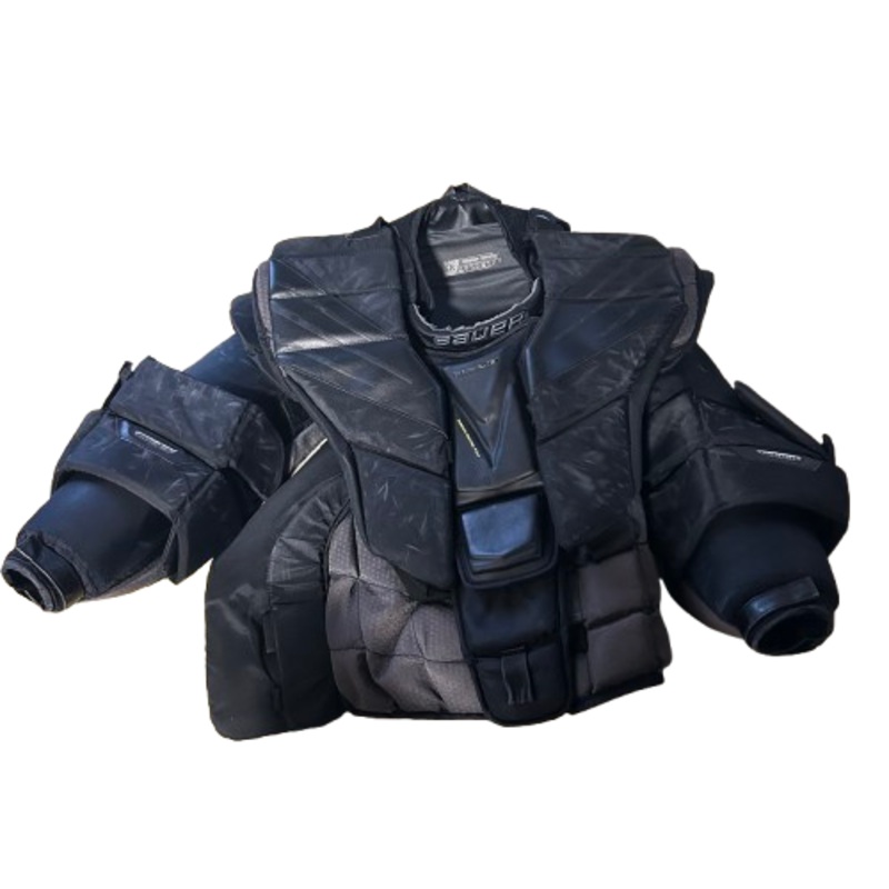 Bauer Vapor Hyperlite – Used Pro Stock Goalie Chest Protector (Black) #3