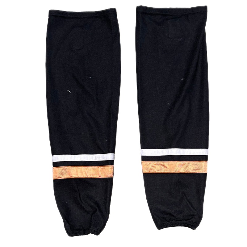 WHL – Used Hockey Socks (Black/Bronze)