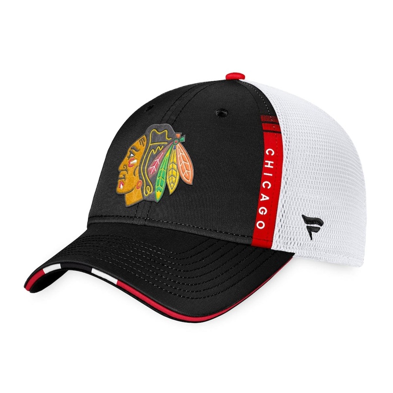 Chicago Blackhawks Fanatics Authentic Pro Draft Structured Trucker Hat