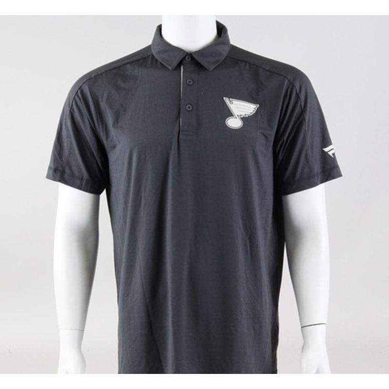 St. Louis Blues Medium Authentic Pro Short Sleeve Polo Shirt #2