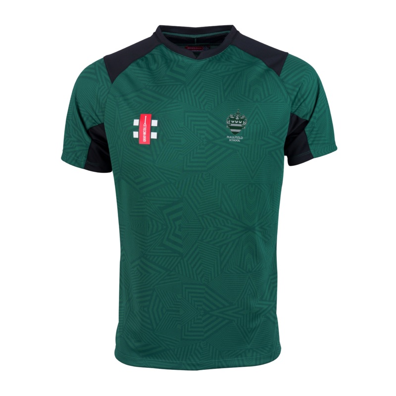STAFF – Hallfield School Senior’s Green / Black Pro T20 S/S Shirt