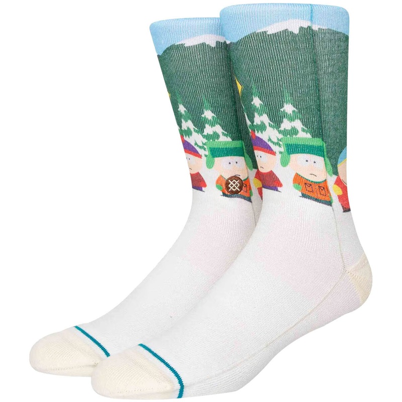 Men’s Bus Stop Socks|VINTAGE WHITE|M|L