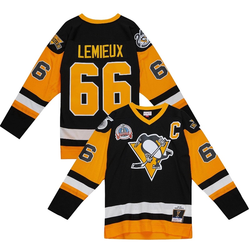 Mitchell & Ness Blue Line Vintage Senior Jersey – Pittsburgh Penguins Mario Lemieux