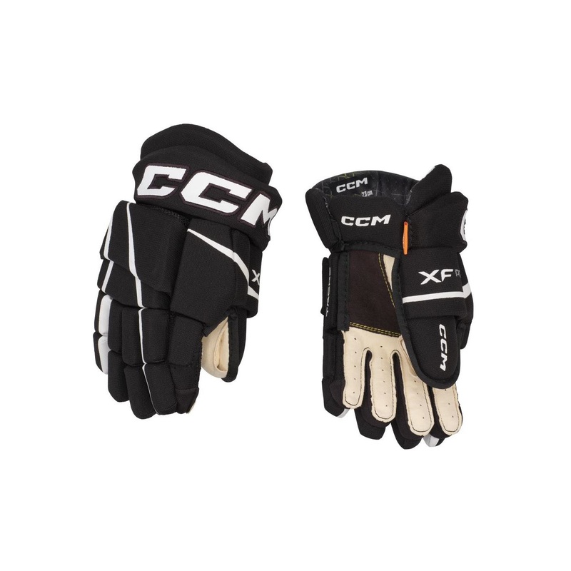 CCM Glove Tacks XF Pro Sr Black/White