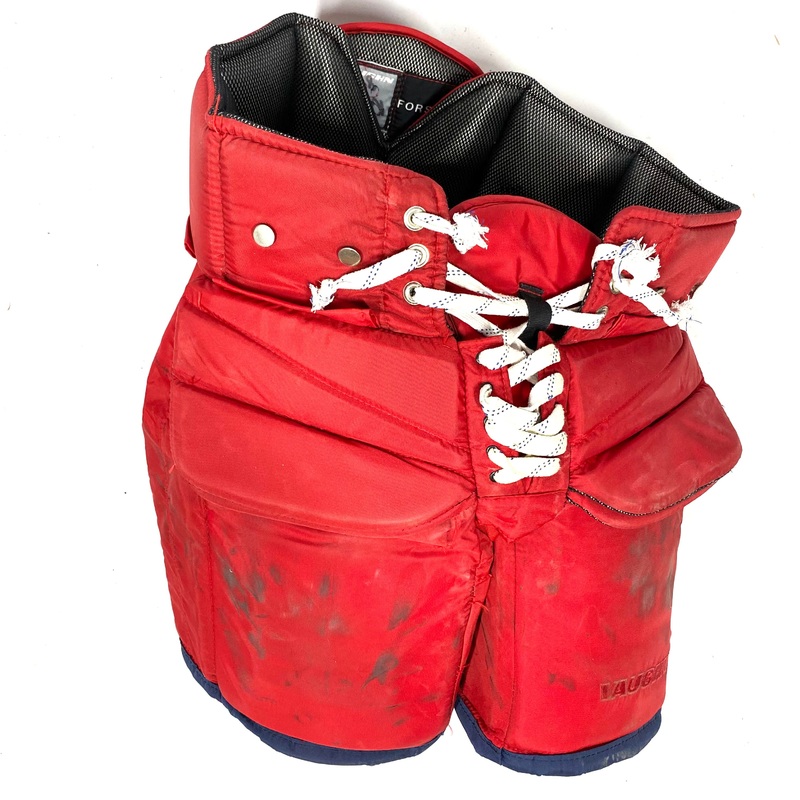 Vaughn Pro Custom – Used NHL Pro Stock Goalie Pants – Anton Forsberg (Red)