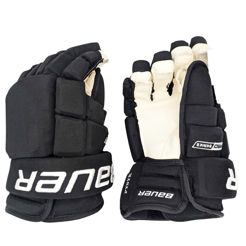 Bauer Pro Series – NHL Pro Stock Glove – Calgary Flames (Black)