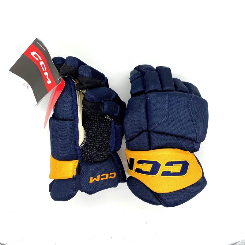 CCM HGJSCHLPP – OHL Pro Stock Glove (Navy/Yellow)