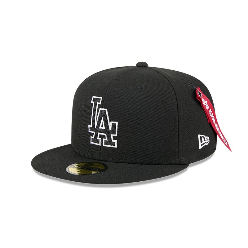 New Era Los Angeles Dodgers Alpha Industries Black 59FIFTY Fitted Hat