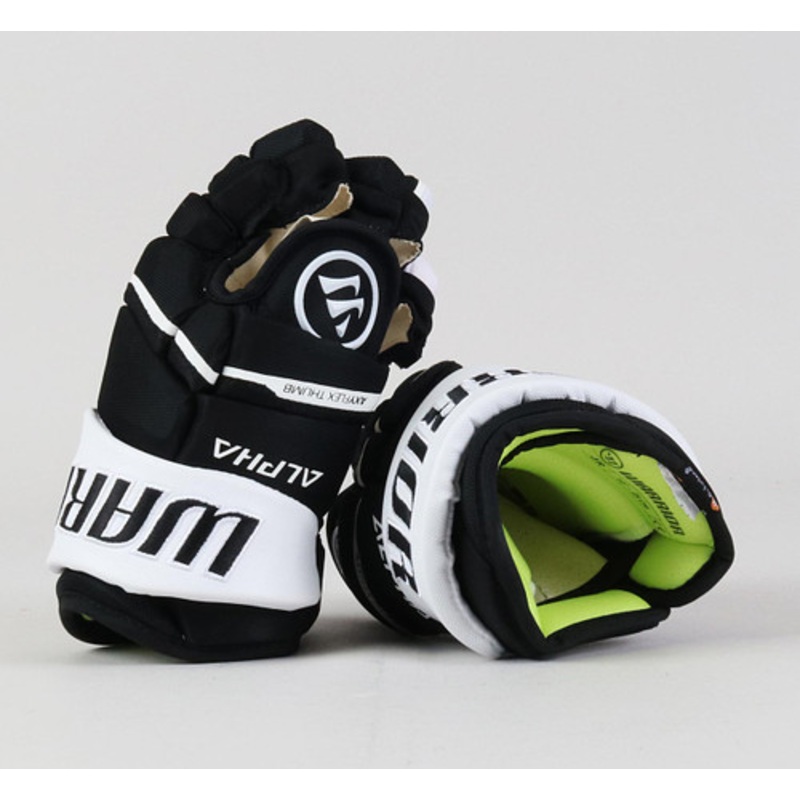 10 Warrior Alpha LX 20 Junior Black/White Gloves