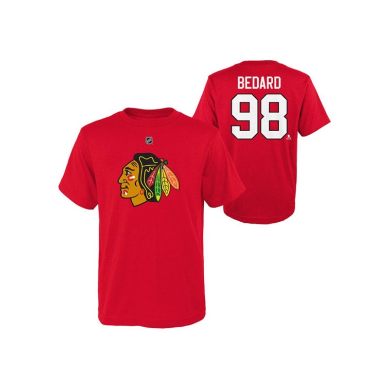 NHL Blackhawks Youth Name & Number T-Shirt – Bedard