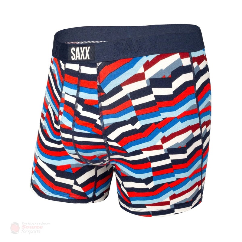 Saxx Ultra Boxers – Navy Post It Stripe