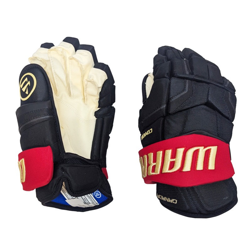 Warrior Covert QRE Pro – Pro Stock Hockey Glove – Team Canada 4-Nations (Black/Red/Gold)