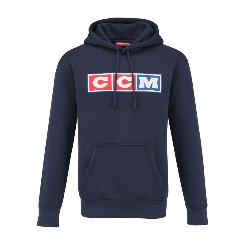 CCM Hoodie Heritage Block Sr Navy