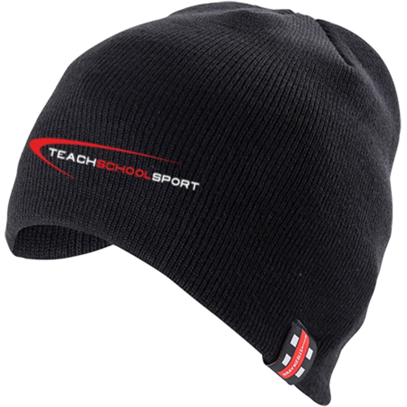 Teachschoolsport ‘s Black Beanie Hat