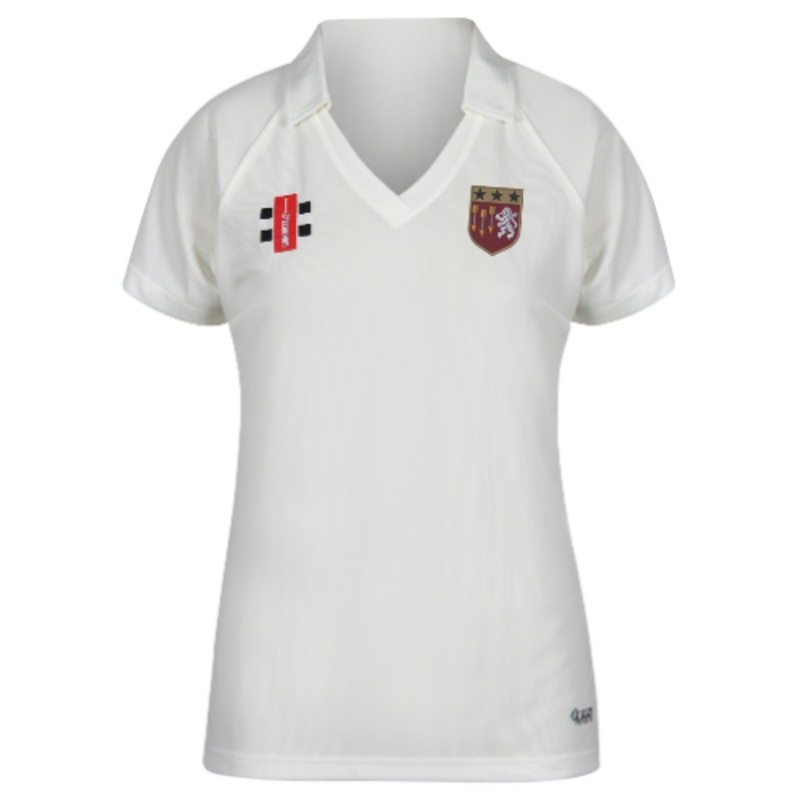 BKHS Adult’s Ivory Matrix Shirt – Ladies Short Sleeve