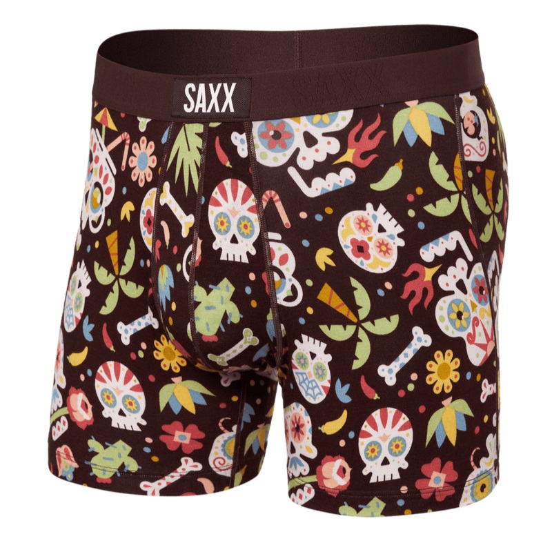 Saxx Vibe Boxers – Dia De Los Muertos – Fudge