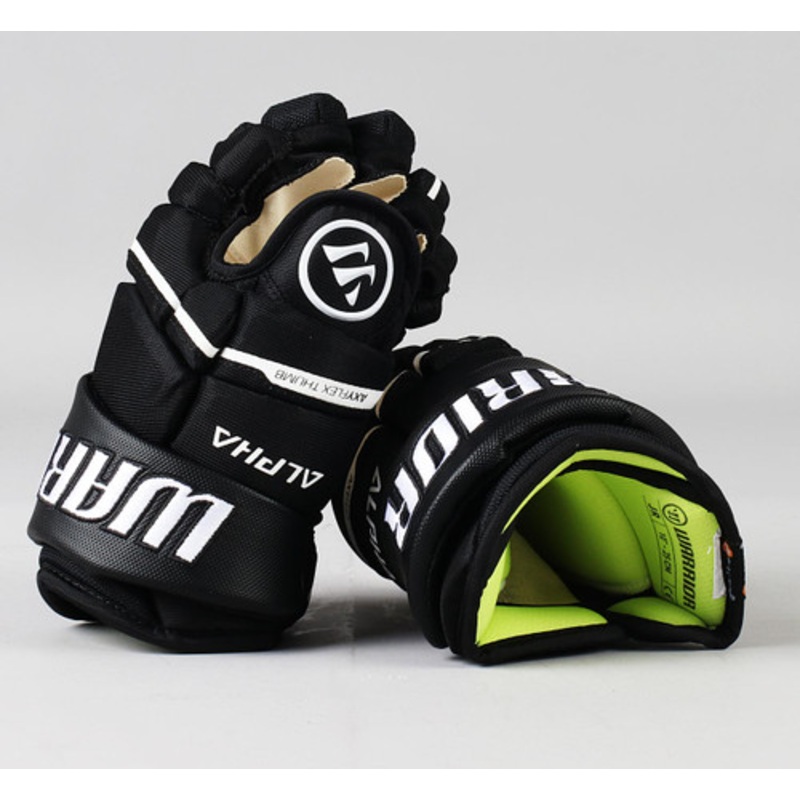 10 Warrior Alpha LX 20 Black Gloves