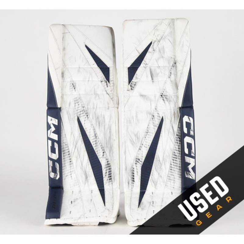 36 – CCM Eflex 7 Pro White Pads – Magnus Chrona Nashville Predators #2
