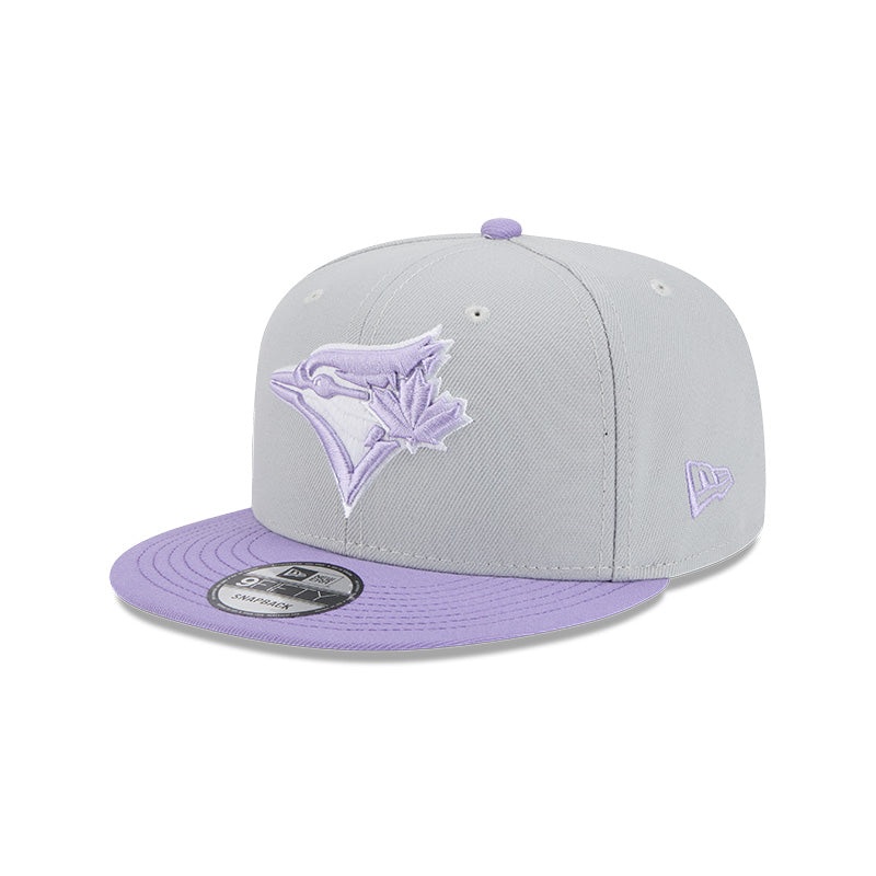 Toronto Blue Jays Grey/Light Purple Color Pack Two-Tone 9FIFTY Snapback Hat