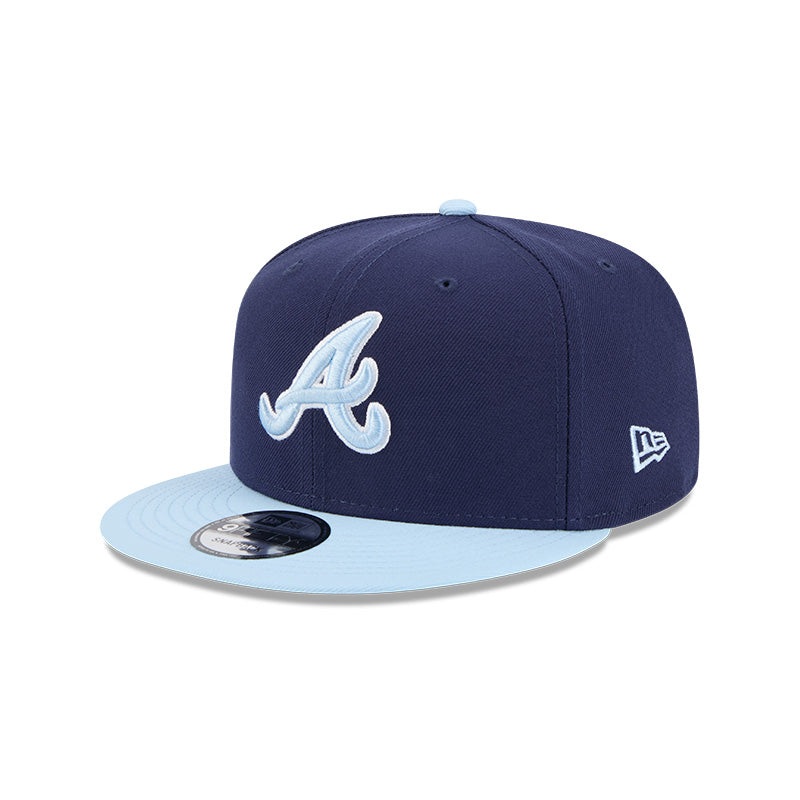 Atlanta Braves Navy/Light Blue Color Pack 2-Tone 9FIFTY Snapback Hat