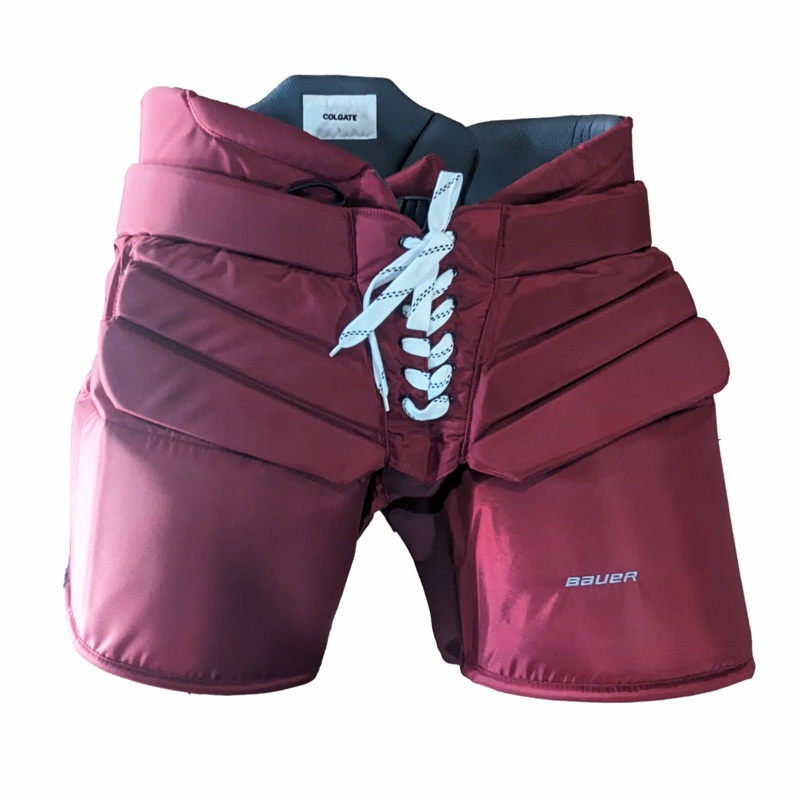 Bauer – NCAA Pro Stock Hockey Goalie Pants (Maroon)