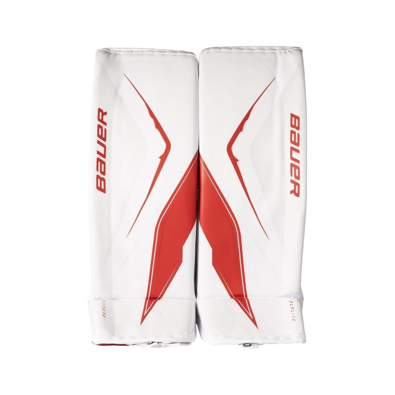 Bauer Goalie Leg Pads Vapor Flylite Sr White/Red