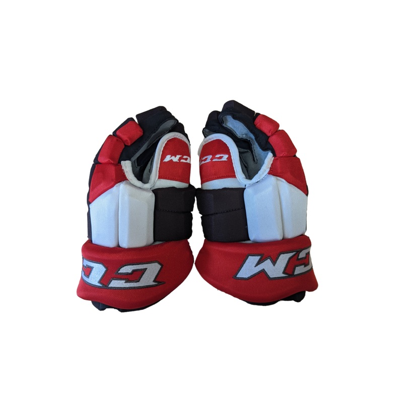 CCM HGTK Pro Stock Glove – Brown/White/Red