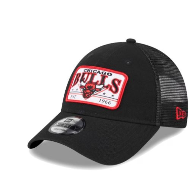 NBA Plate Oversized Patch Trucker 9FORTY Adjustable Hat