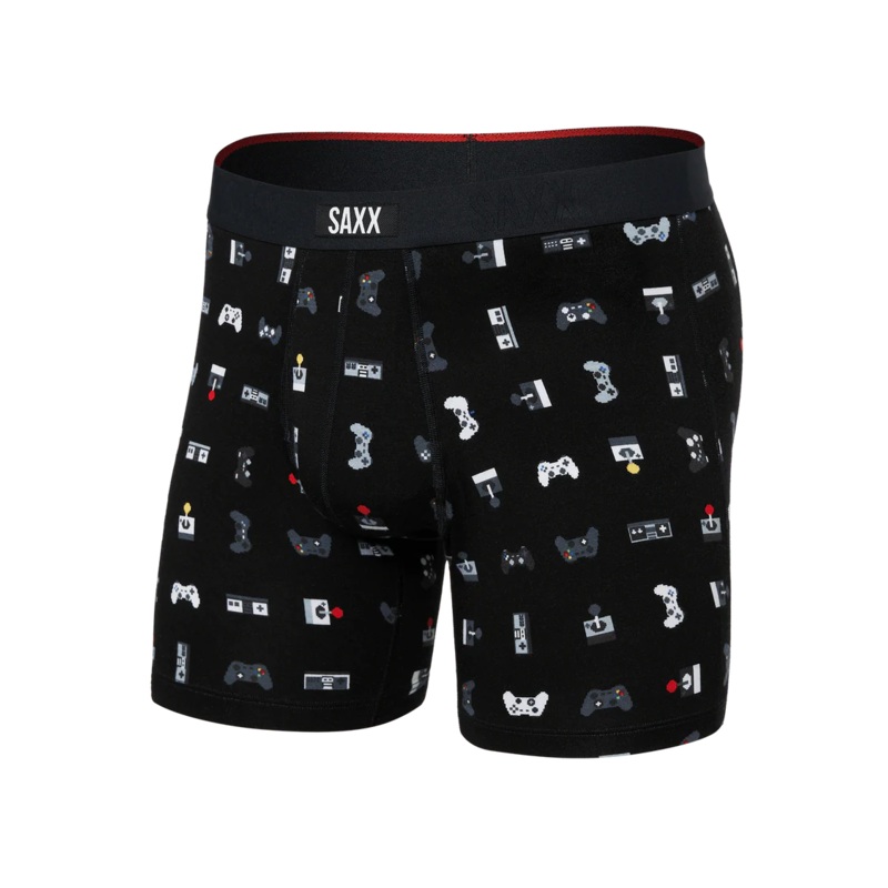 Saxx Vibe Xtra Soft Boxer Brief – Gamer Black