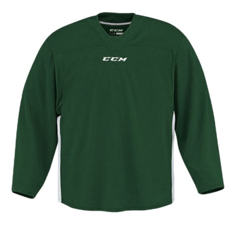 CCM Quicklite 60000 Dark Green/White Custom Practice Hockey Jersey