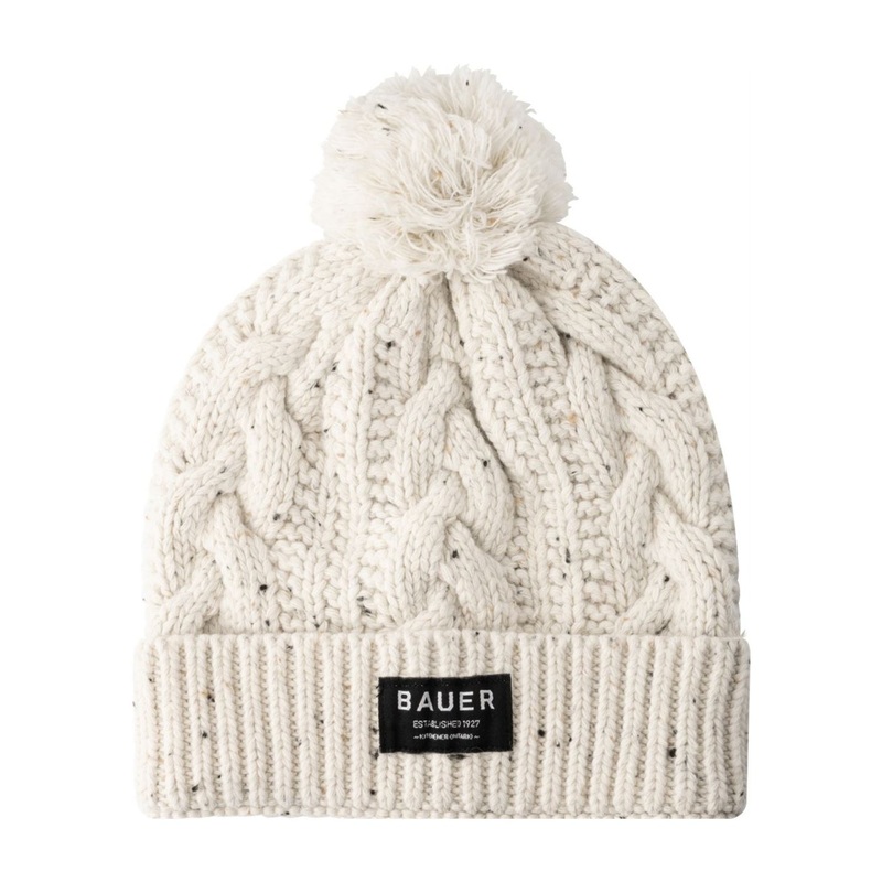 Bauer Hat Cable Knit Pom Womens