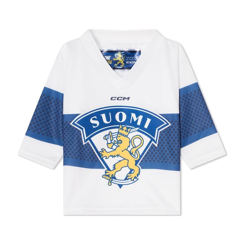 CCM Replica Game Jersey Team Finland Yth White