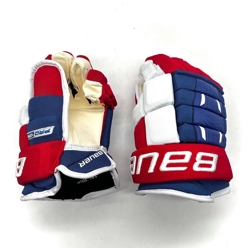 Bauer Pro Series – NHL Pro Stock Gloves – Jonathan Drouin (Blue/Red/White)