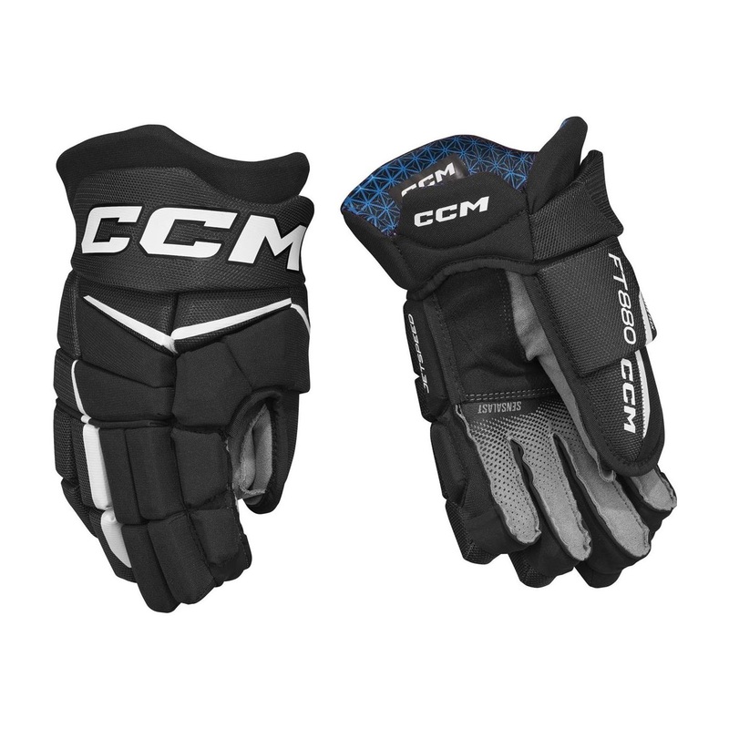 CCM Glove Jetspeed FT880 Sr Black/White