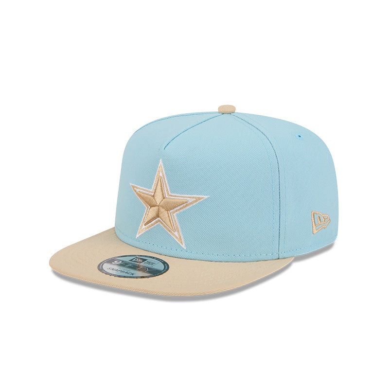 New Era Dallas Cowboys Light Blue/Khaki Color Pack A-Frame 9FIFTY Snapback Hat