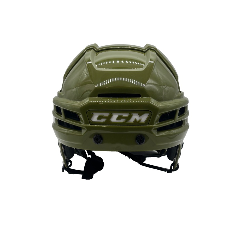 CCM Super Tacks X – Hockey Helmet (Olive Green)