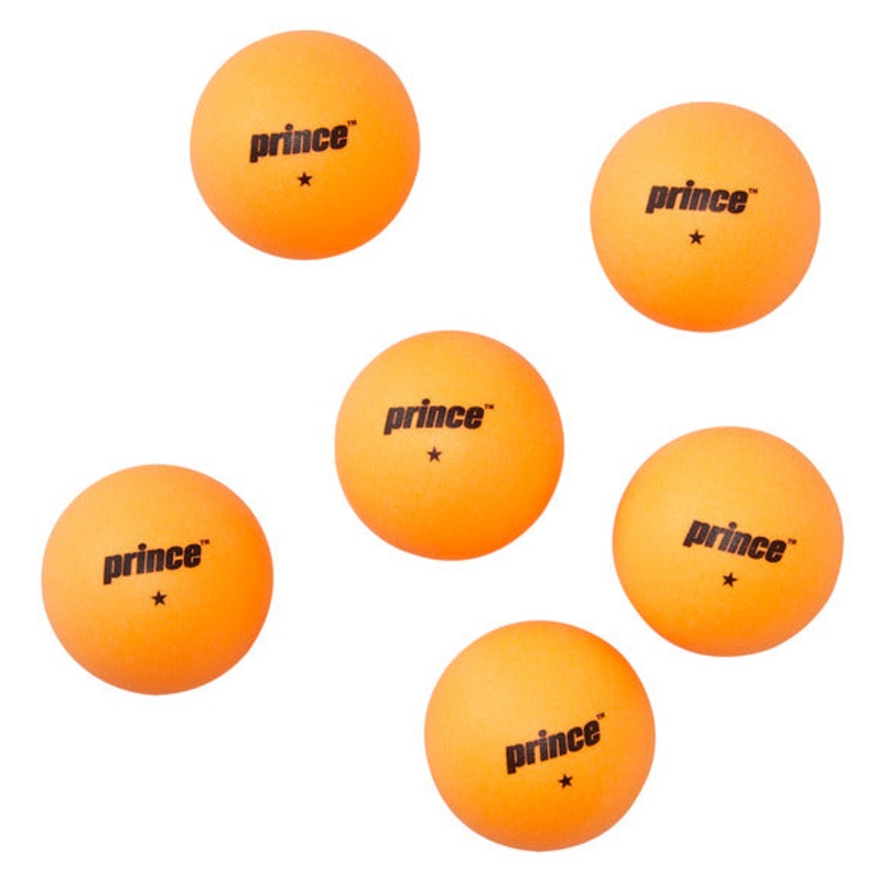 Prince 1 Star Table Tennis Balls – 6 Pack