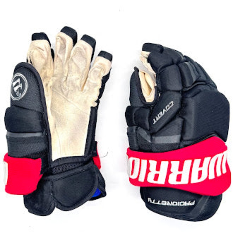 Warrior Covert QRE Pro – NHL Used Pro Stock Glove – Max Pacioretty (Black/Red)